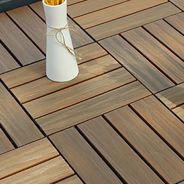 BowLift | Deck Plank drilled hardwood tiles exterior flooring