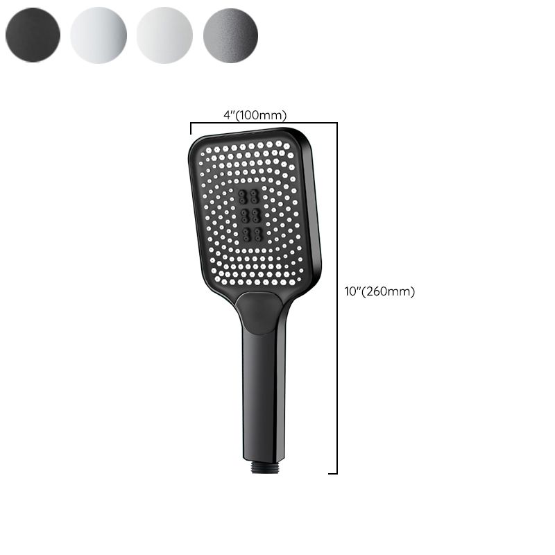BowLift | Contemporary Handheld Supercharged Showerhead Square 3 Settings Spray Head