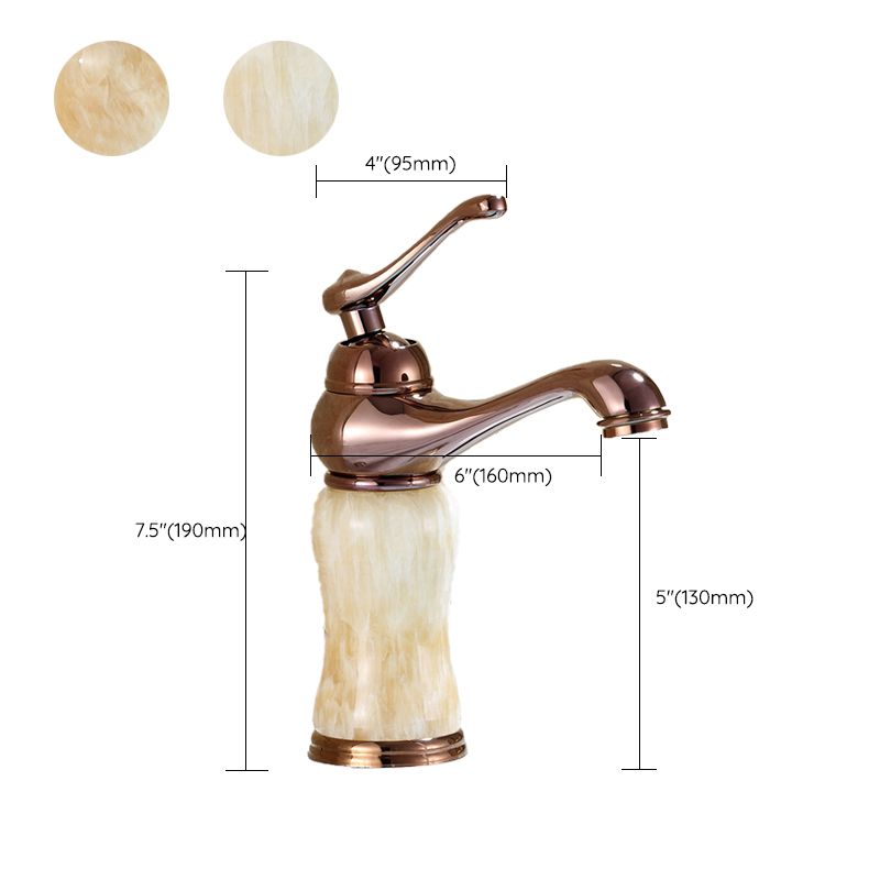 BowLift | Luxury Vessel Faucet Brass Lever Handles Low Arc Sink Faucet