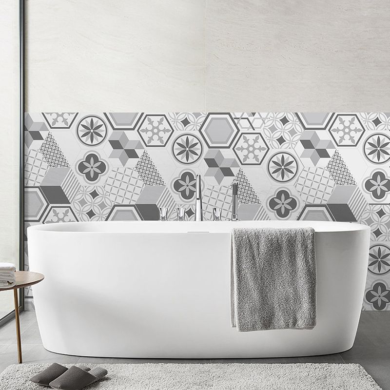 BowLift | Plastic Mosaic Tile Wallpaper Hexagonal for Stick and Remove Back Wall Tile