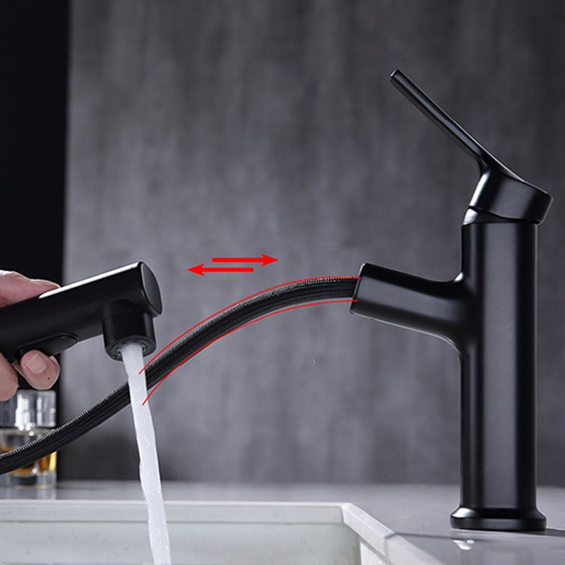 BowLift | Round Vessel Sink Bathroom Faucet Simple Style Faucet with Brass Material