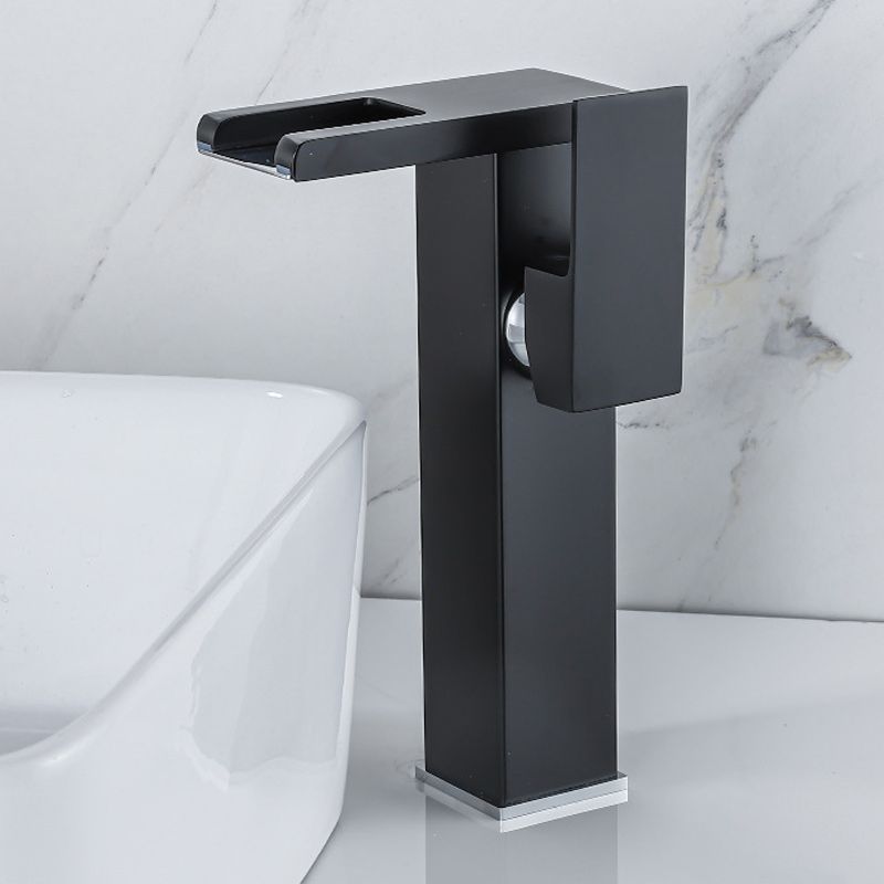 BowLift | Contemporary Sink Faucet Solid Color Low Arc Bathroom Sink Faucet