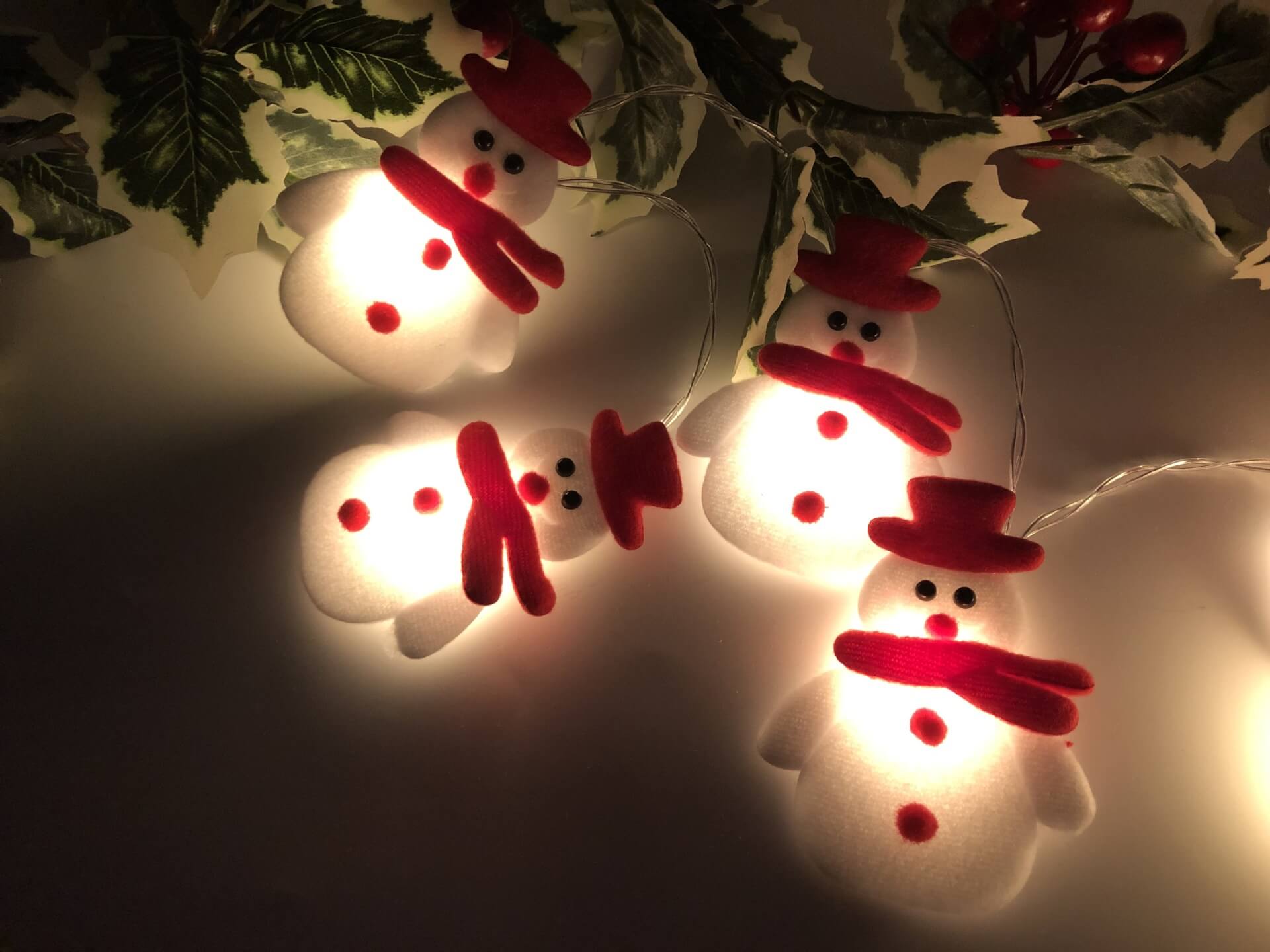 BowLift | Christmas Snowman String Light 20/30 Light USB Battery Decoration String Lights