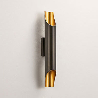 BowLift | Gold/Black/White Tube Wall Lamp Wall Light Modern Style 2/4 Lights Metal Wall Mounted Lamp for Living Room