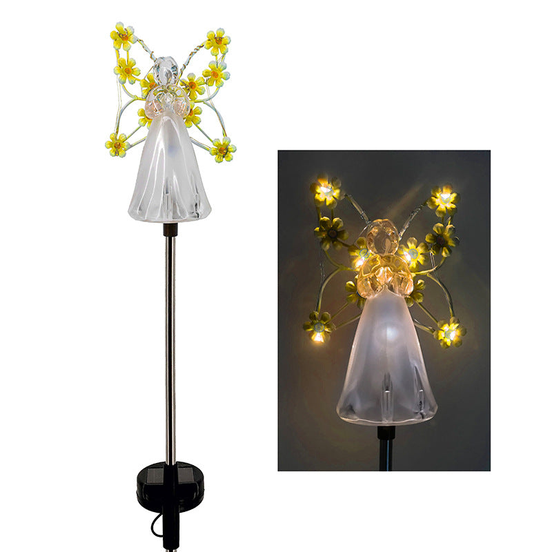 BowLift | Luminous Haven Solar Angel LED Garden Light – Elegant Outdoor Illumination for Gardens and Memorials