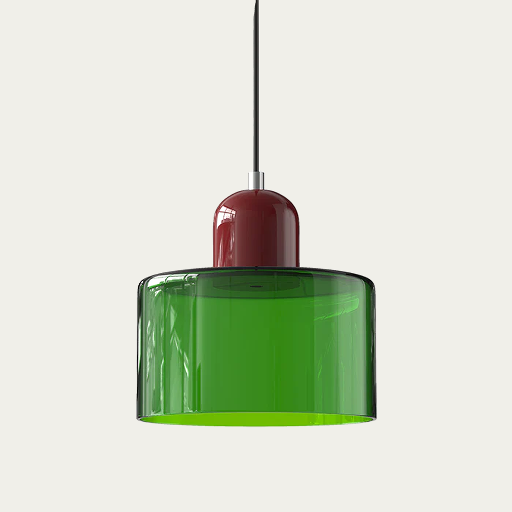 BowLift | Glass light in subtle colors of the kitchen