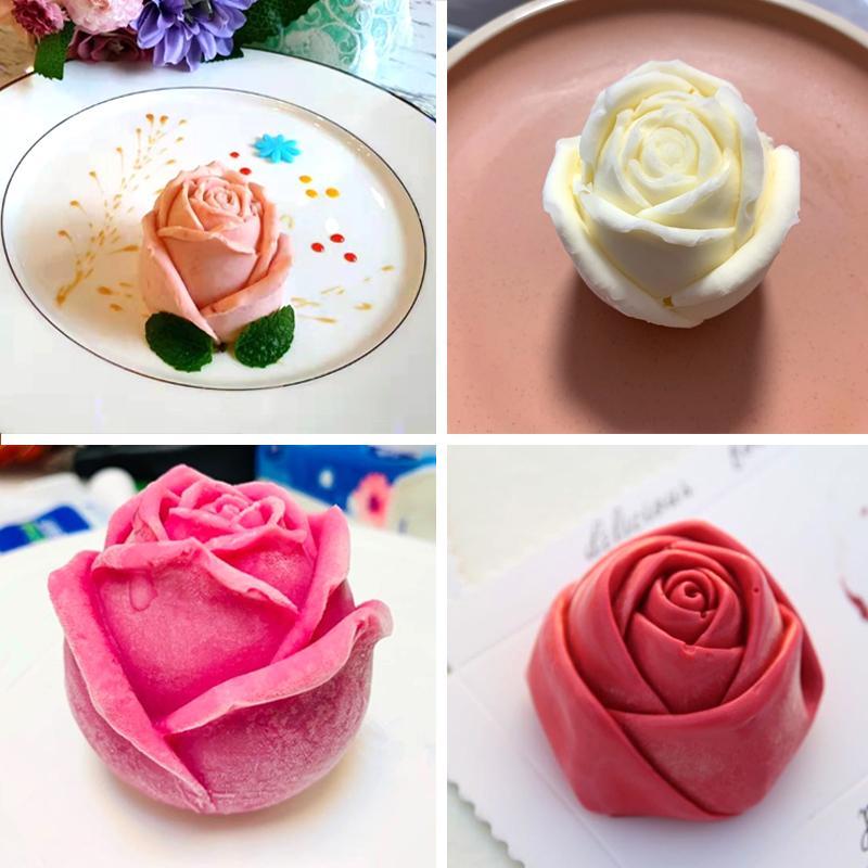 BowLift | 3D Silicone Rose Shape Ice Cube Mold