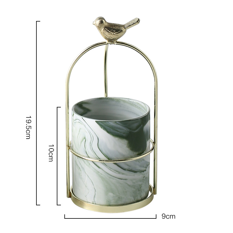 BowLift | Flower plant pots with bird design for stylish decoration