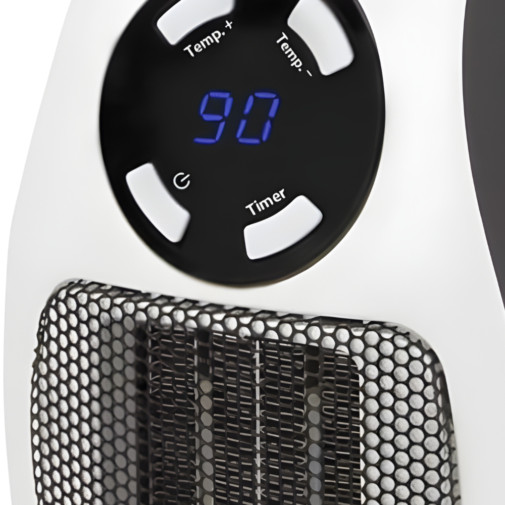 BowLift | Electric Space Heater Ceramic Wall Plug Adjustable Thermostat