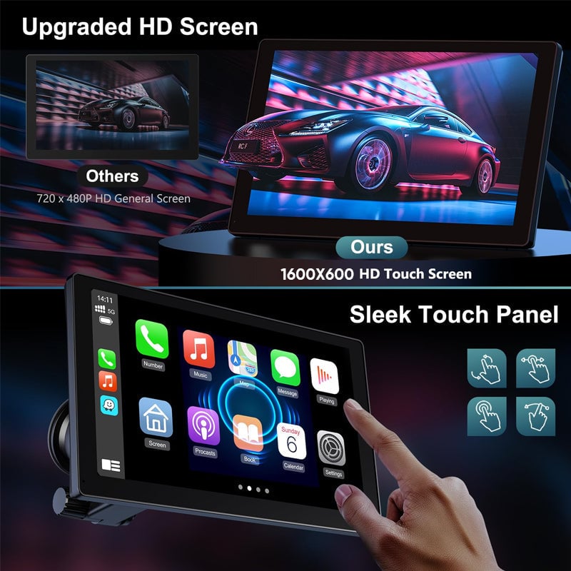 BowLift | Wireless CarPlay display screen