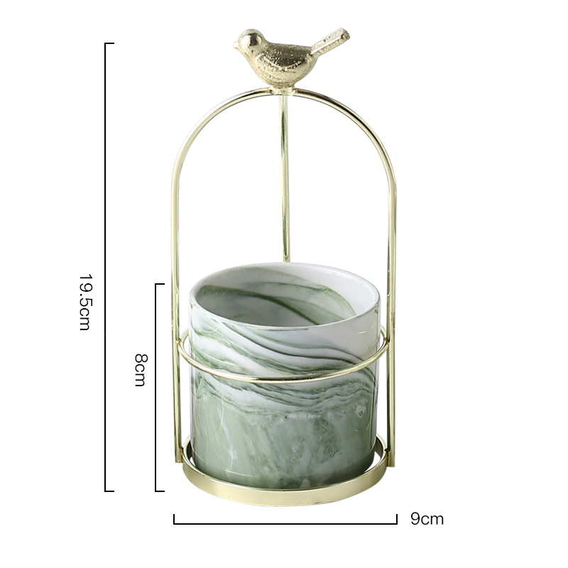 BowLift | Flower plant pots with bird design for stylish decoration
