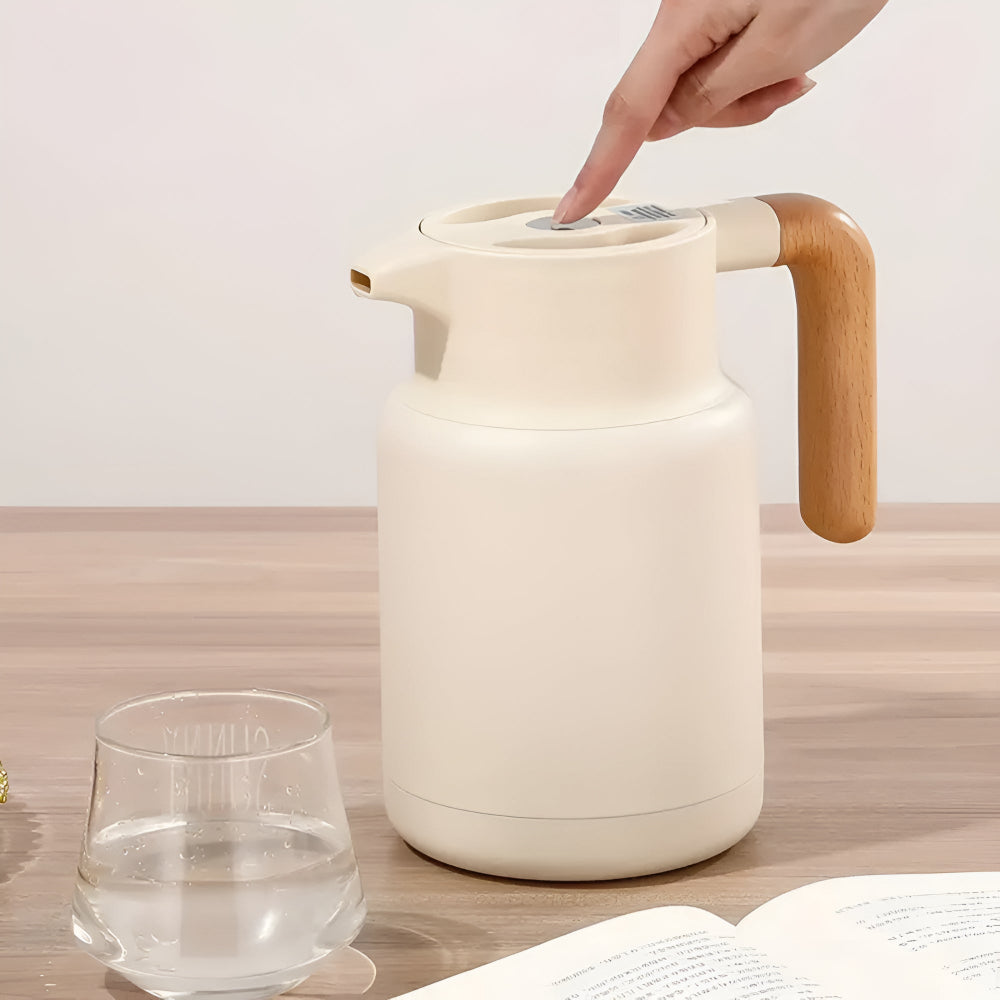 BowLift | Classic Wooden Handle Thermal Carafe