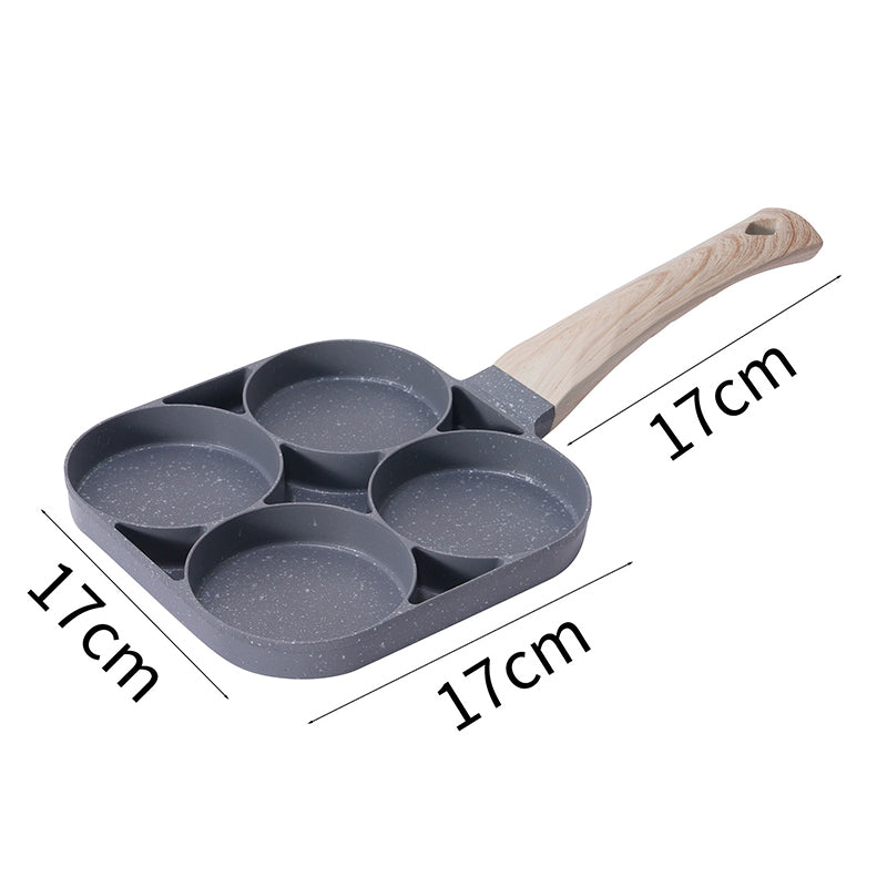 BowLift | Four-hole egg pan, breakfast omelette household frying pan non-stick pan