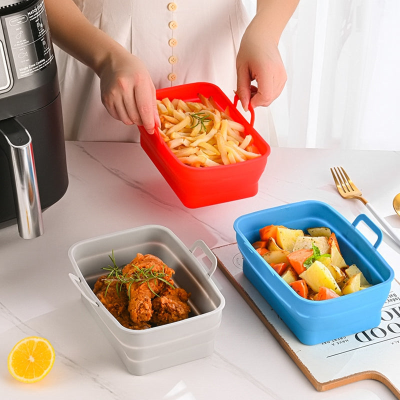 BowLift | Foldable Air Fryer Silicone Baking Tray