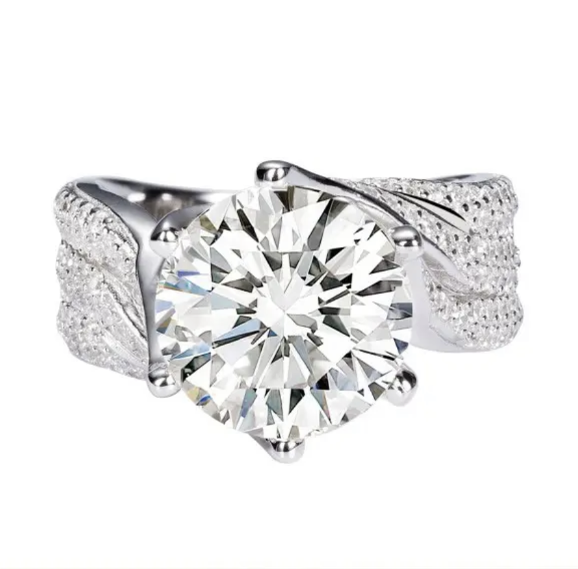 BowLift | 3-Carat Super Flash Moissanite Ring