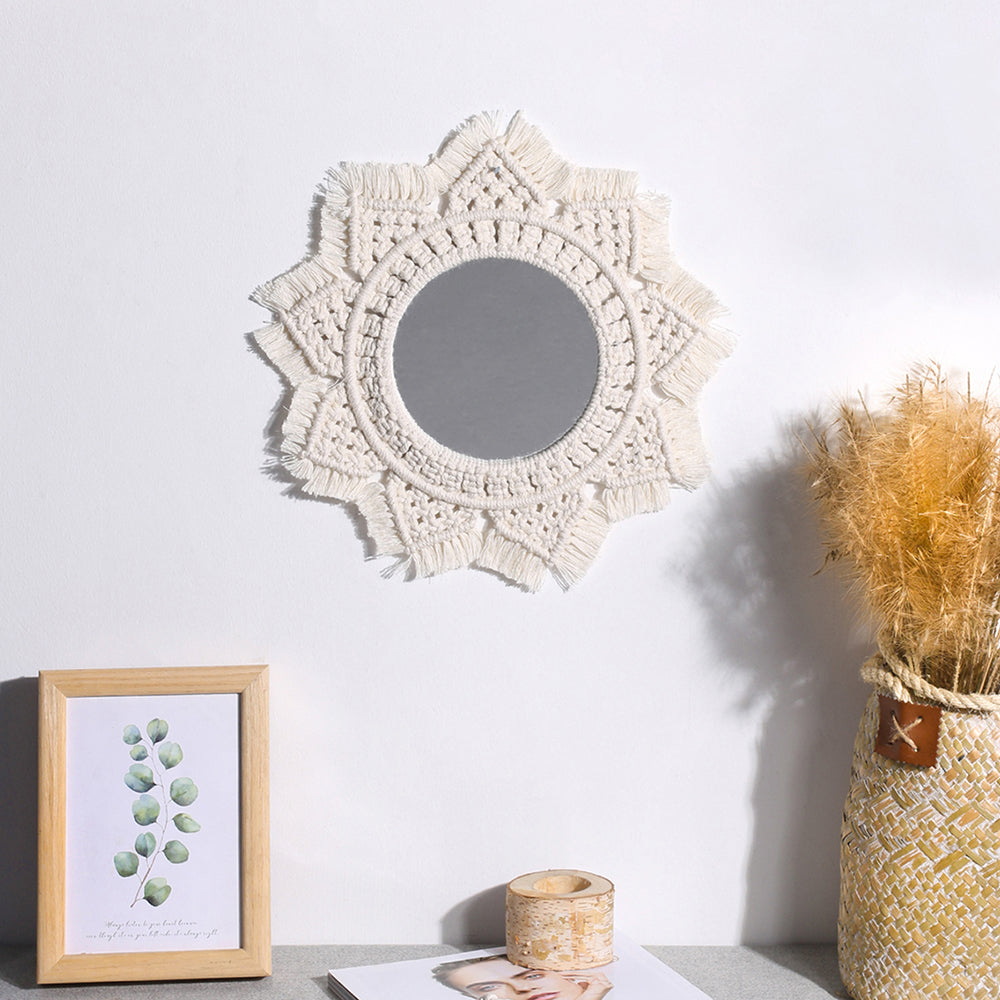 BowLift | Handmade Macrame Mirror Wall Hanging - Boho Home Decor