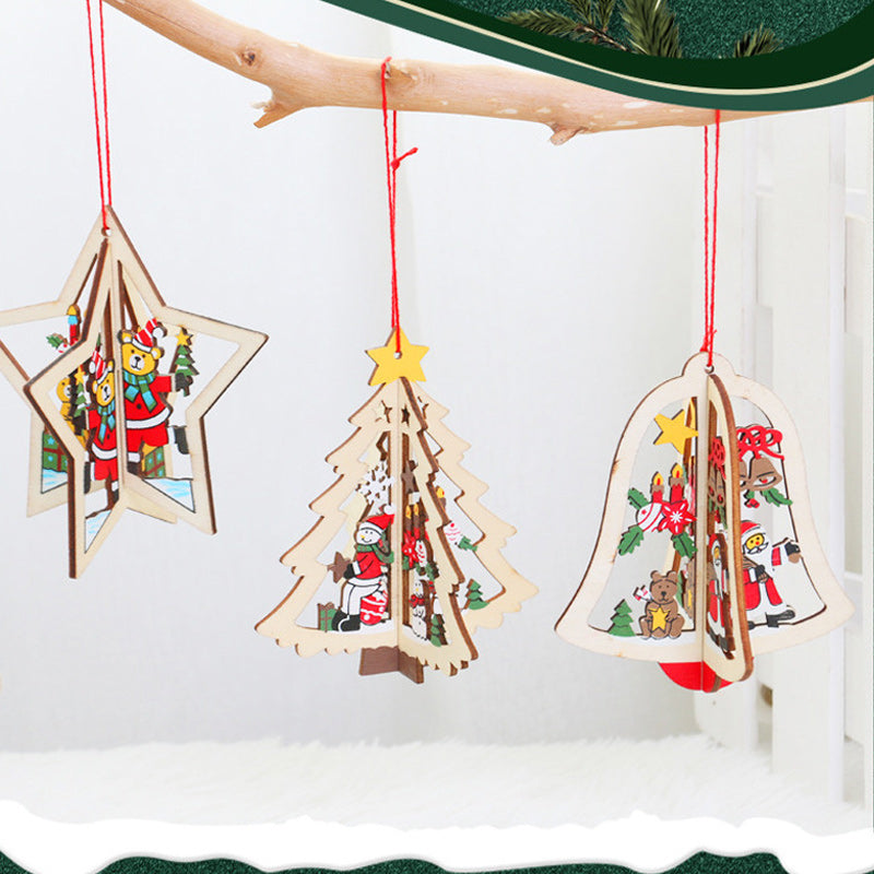 BowLift | Christmas Wooden Pendant