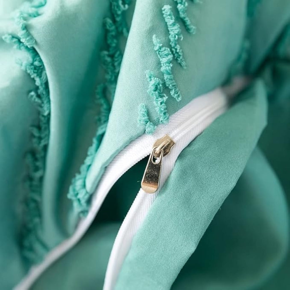 BowLift | Chevron Plush Quilt Cover | 3pcs Set