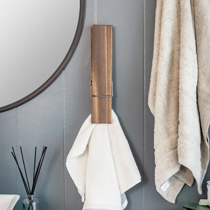 BowLift | Clothespin Bathroom Towel Holder