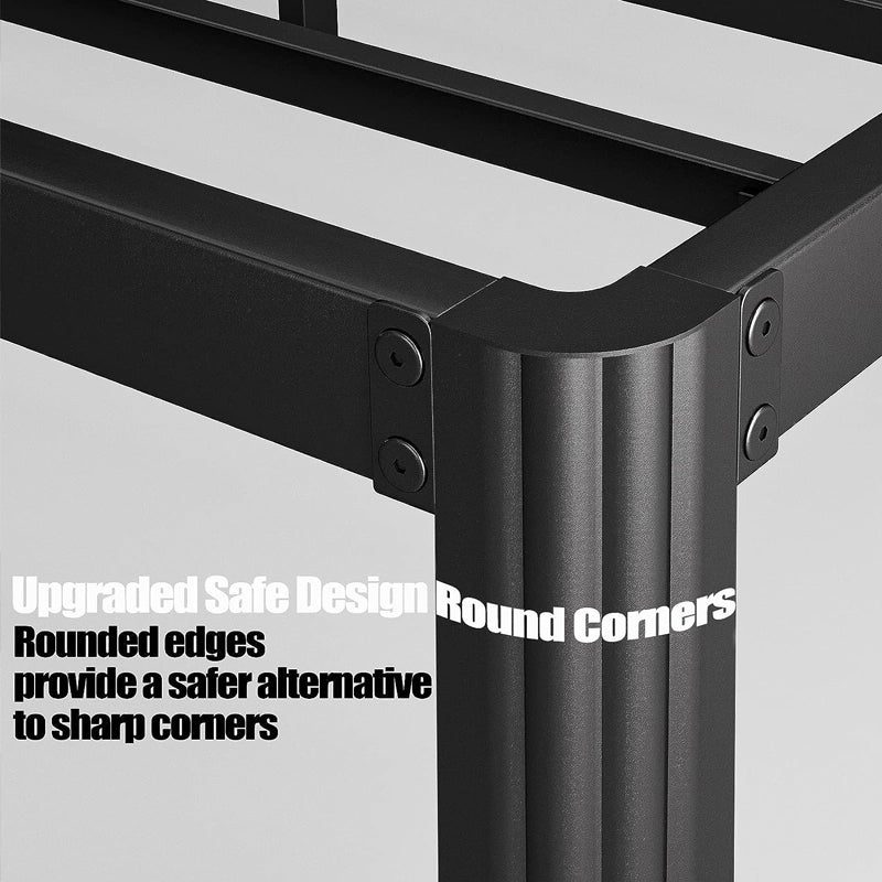 BowLift | 18 Inch Full Bed Frame 3000 lbs Loading Capacity Heavy Duty Metal Platform Noise Free Bed Frame