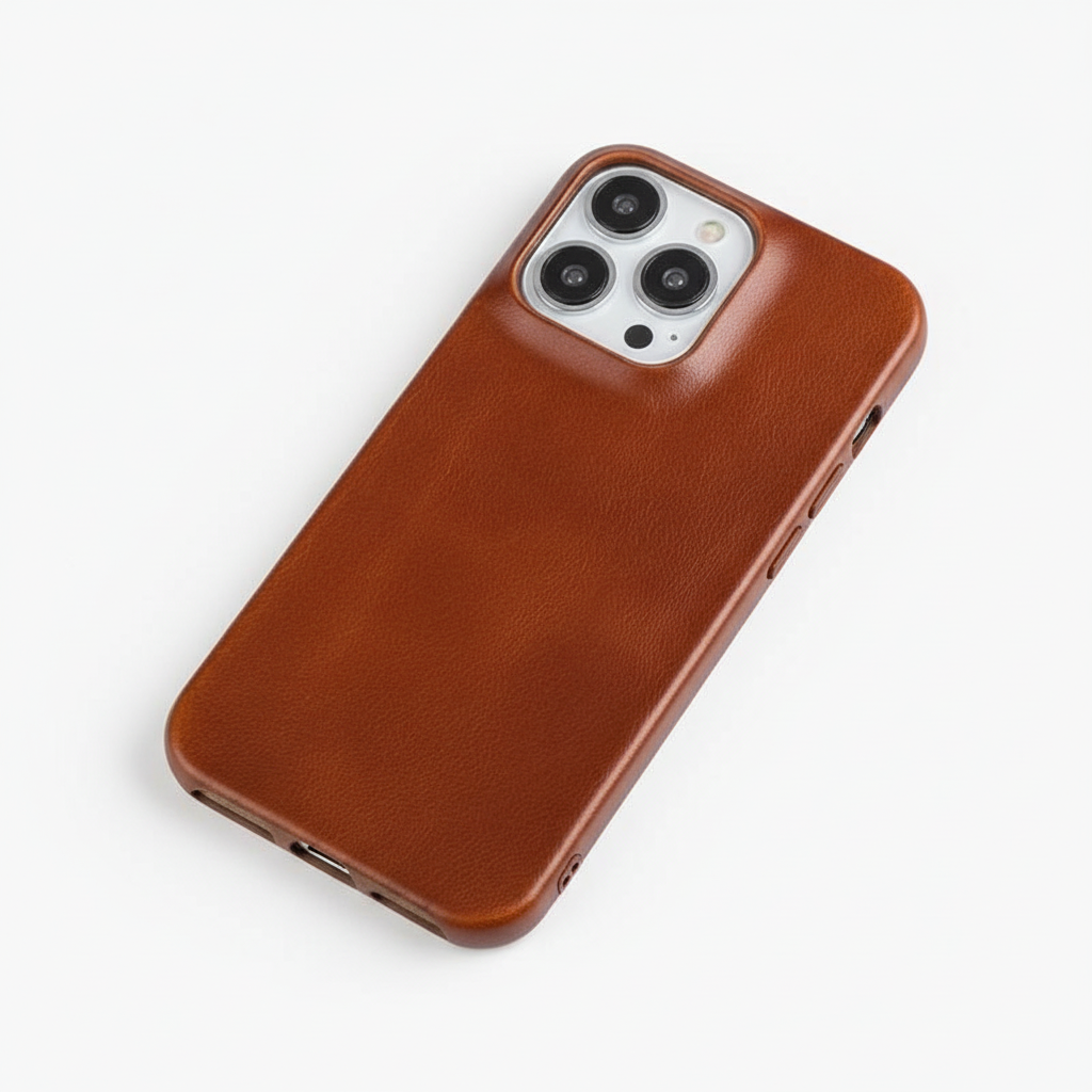 BowLift | Oil Wax Genuine Leather Apple iPhone Case