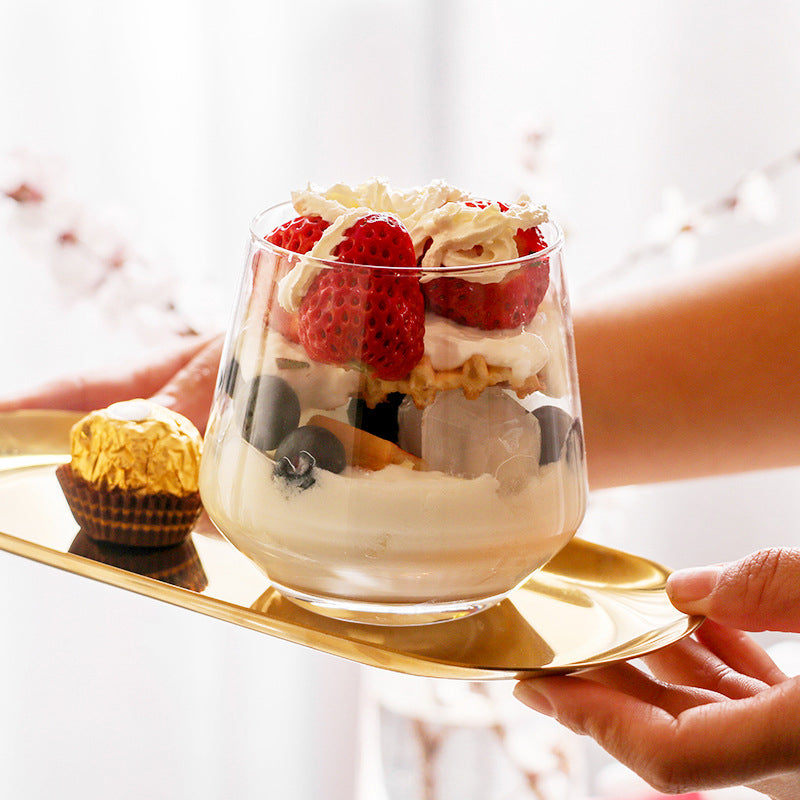 BowLift | Gold Rim Spirits Shot Glass Multifunctional Crystal Class Cup Beer Whiskey Vodka Milk Juice Glass