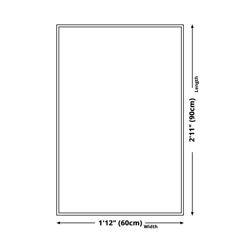 BowLift | Ivory Bedroom Carpet Novelty Color Block Irregular Shapes Pattern Rug Polyester Non-Slip Back Washable Rug