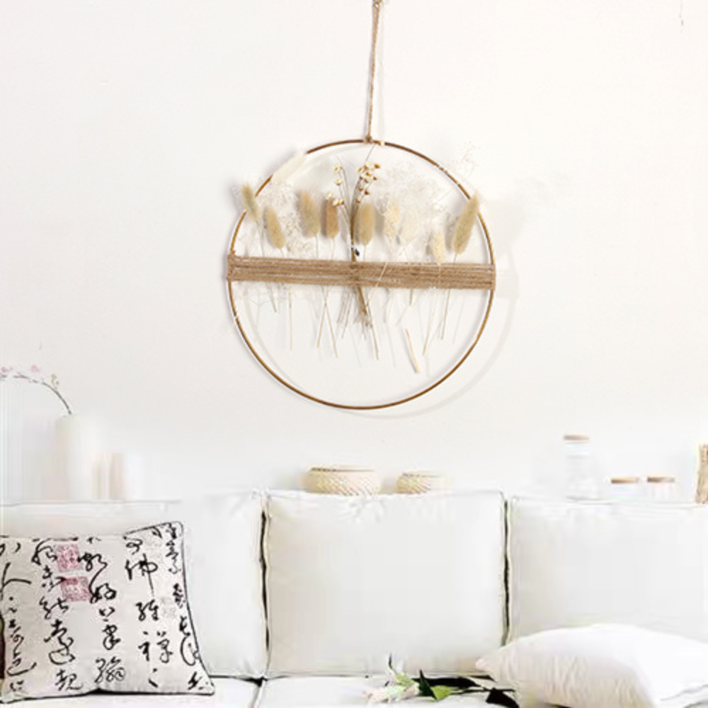 BowLift | Fleur de Vie Artificial Floral Wreath – Realistic Flower Wreath for Front Door & Home Décor