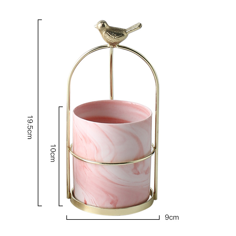 BowLift | Flower plant pots with bird design for stylish decoration