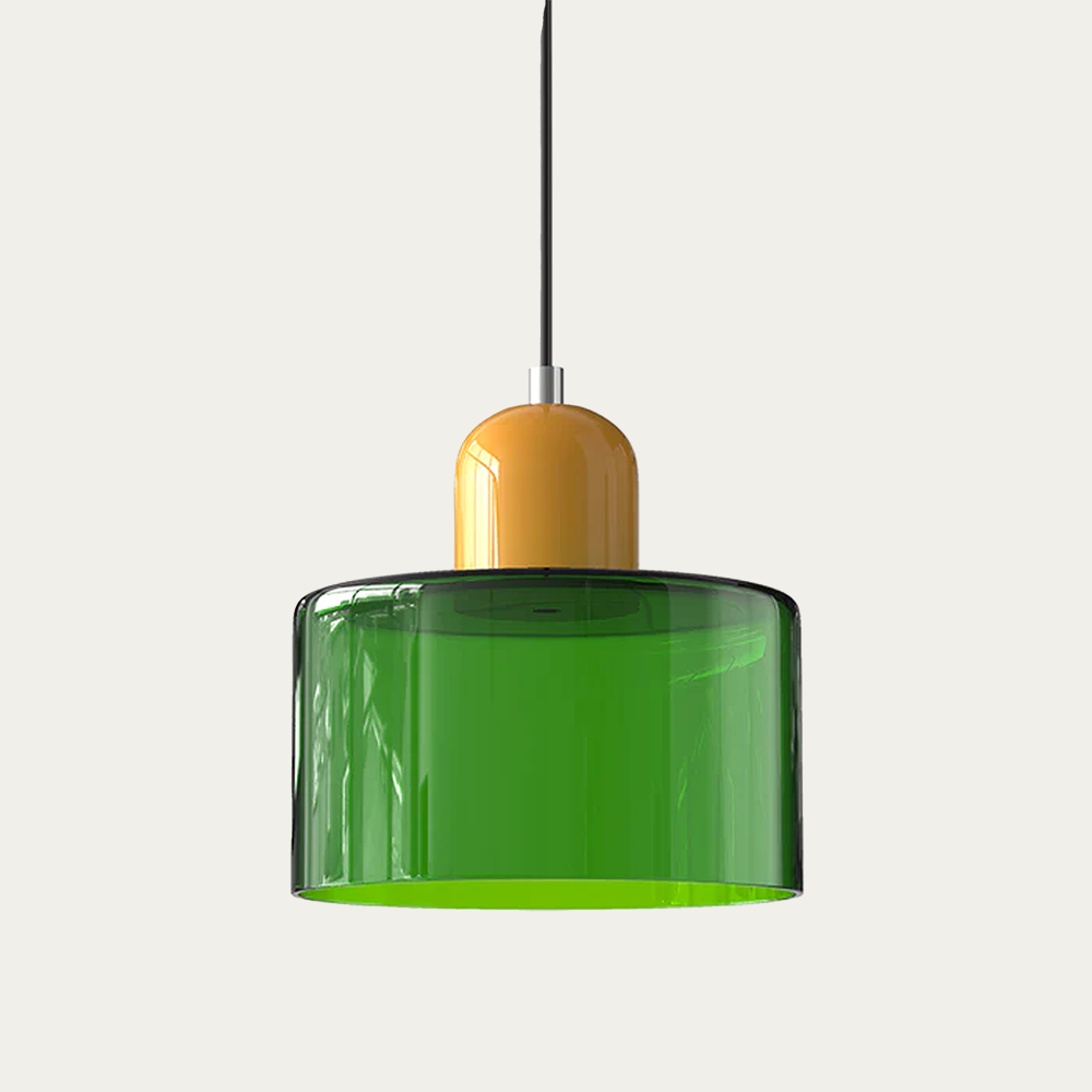 BowLift | Glass light in subtle colors of the kitchen