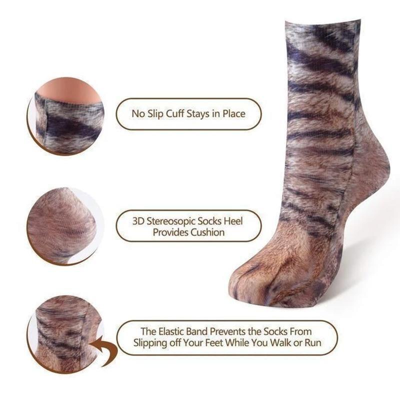 BowLift | Flurry 3D Animal Paw Socks