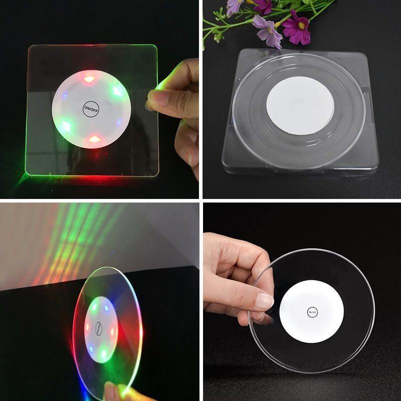 BowLift | Acrylic LED Light Up Coasters