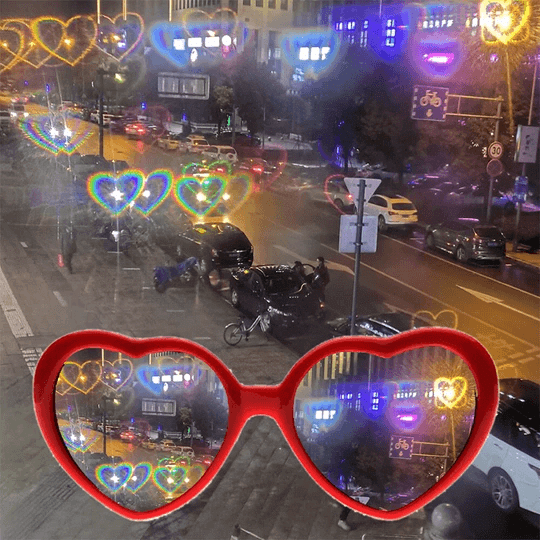 BowLift | Vintage Heart Lenses Refraction Glasses