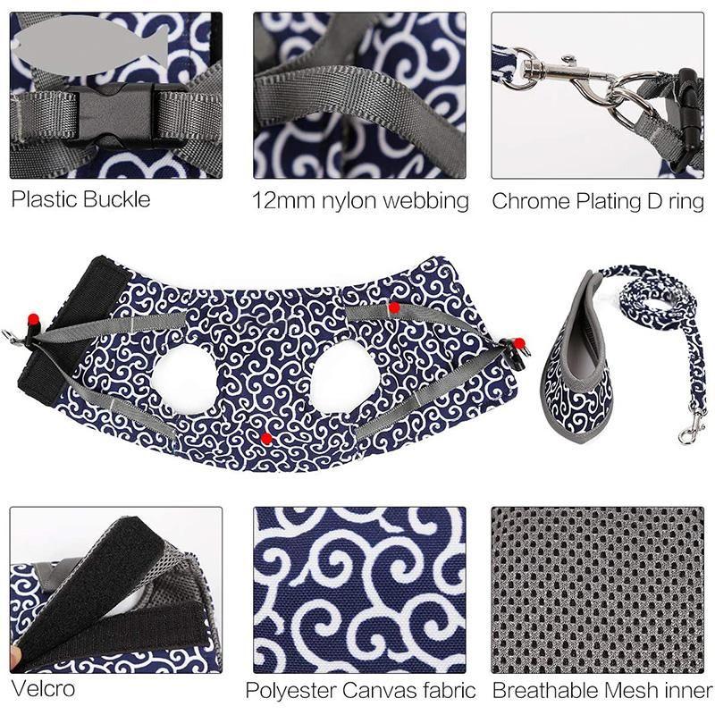 BowLift | Escape-Proof Adjustable Cat Walking Harness