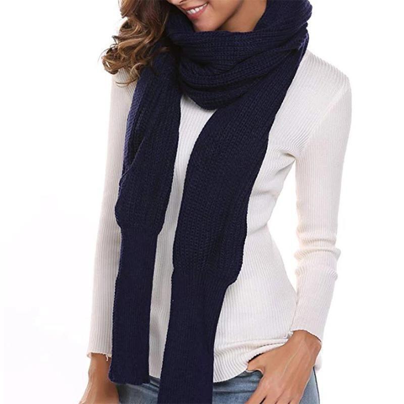 BowLift | Autumn & winter fashion crochet knitted scarf with sleeves