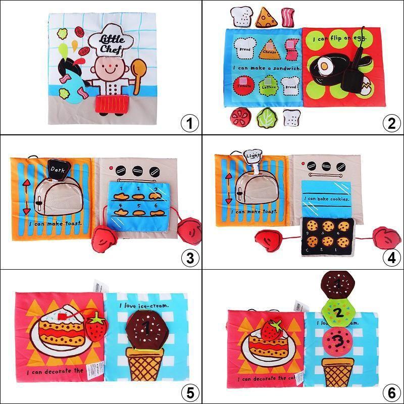 BowLift | 3D Activity Quiet Book - Chef, Bath, Potty Time