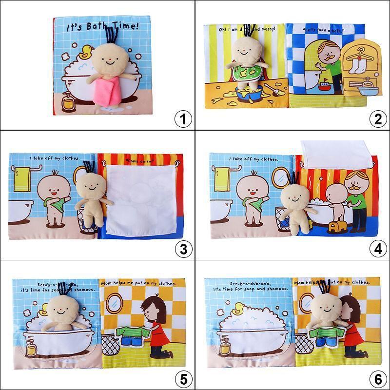 BowLift | 3D Activity Quiet Book - Chef, Bath, Potty Time