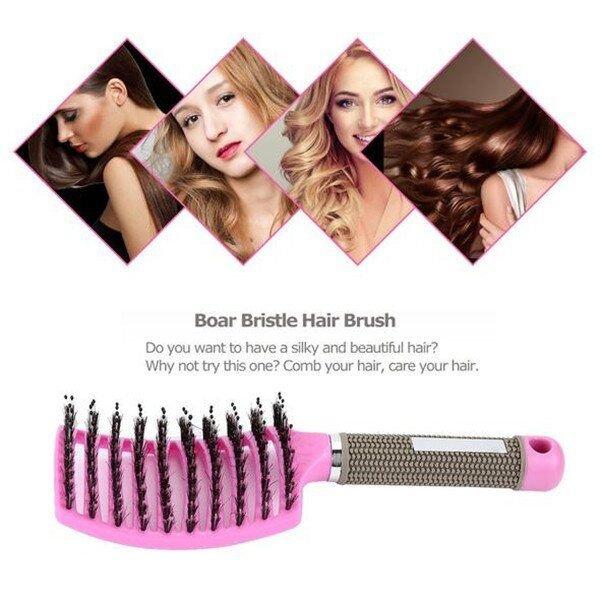 BowLift | Detangler Bristle Nylon Hairbrush