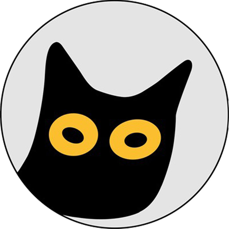 BowLift | Gray Children's Room Rug Children Animal Cat Funny Facial Expression Pattern Area Rug Polyester Stain Resistant Rug