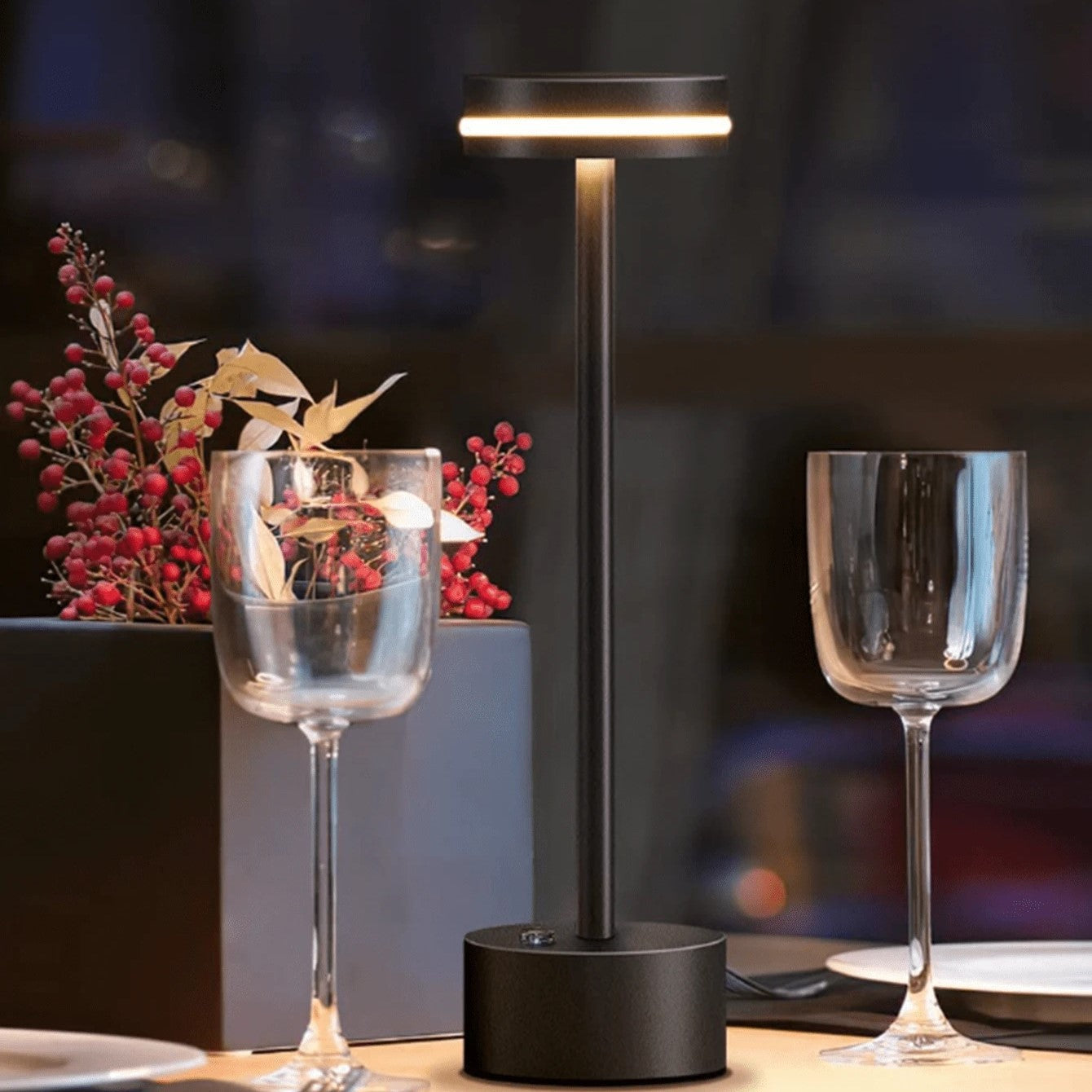 BowLift | Cordless rechargeable elegant table lamp - Transform your interior