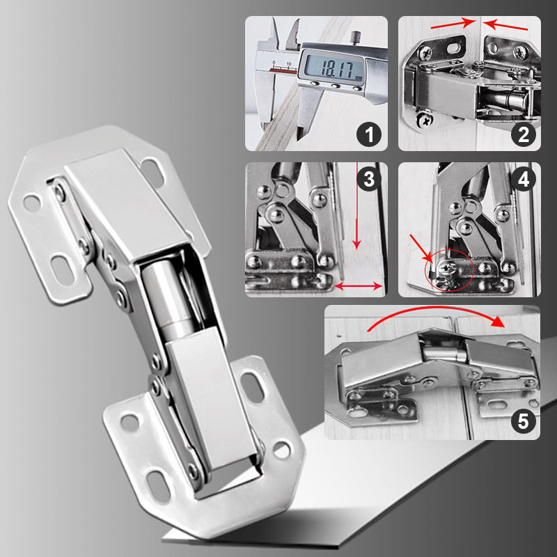BowLift | Cabinet Hinges - Easy Installation of Bridge-Shaped Door Hinges