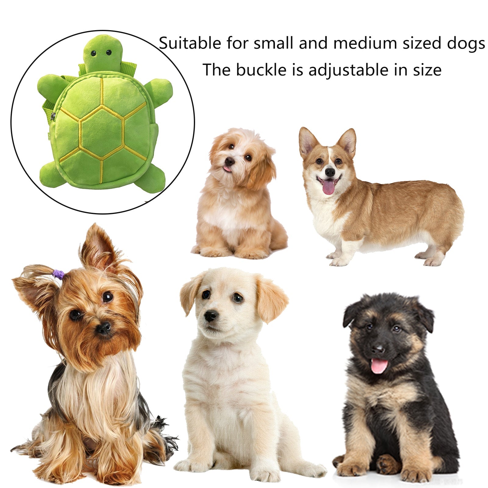 BowLift | Turtle-Shaped Dog Snack Bag & Pet Backpack – Soft, Portable & Spacious