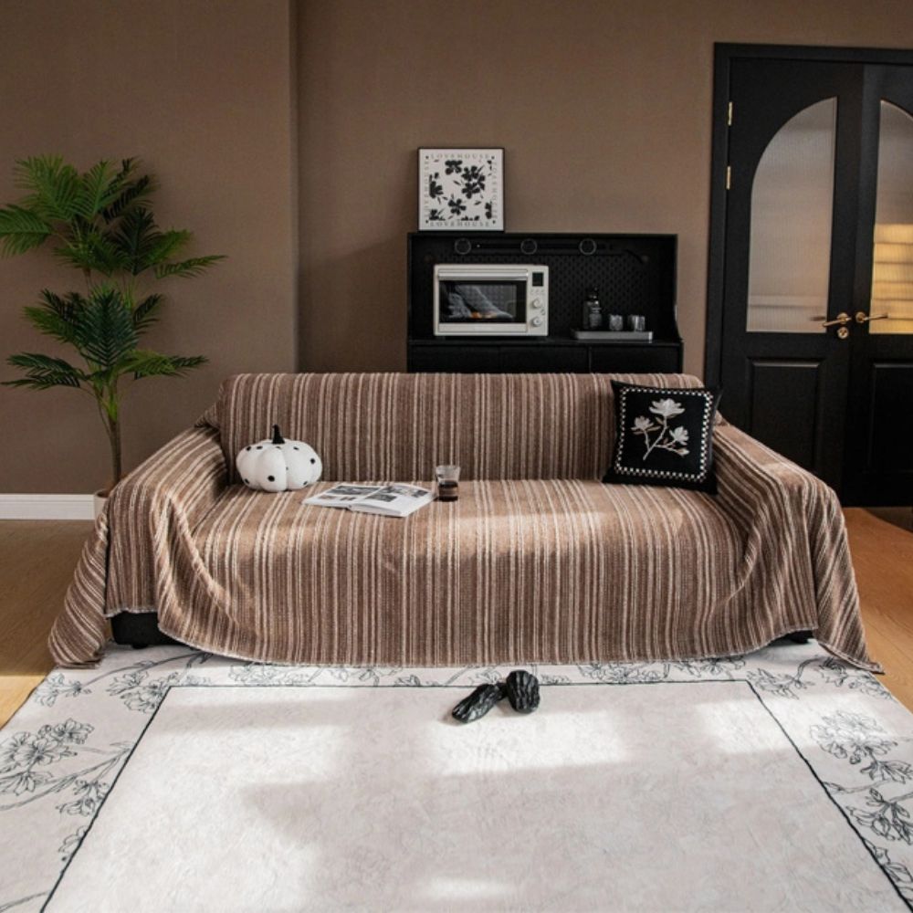 BowLift | Regal Stripes Chenille Sofa Cover