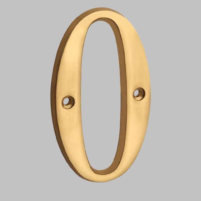 BowLift | Traditional house numbers made of solid brass