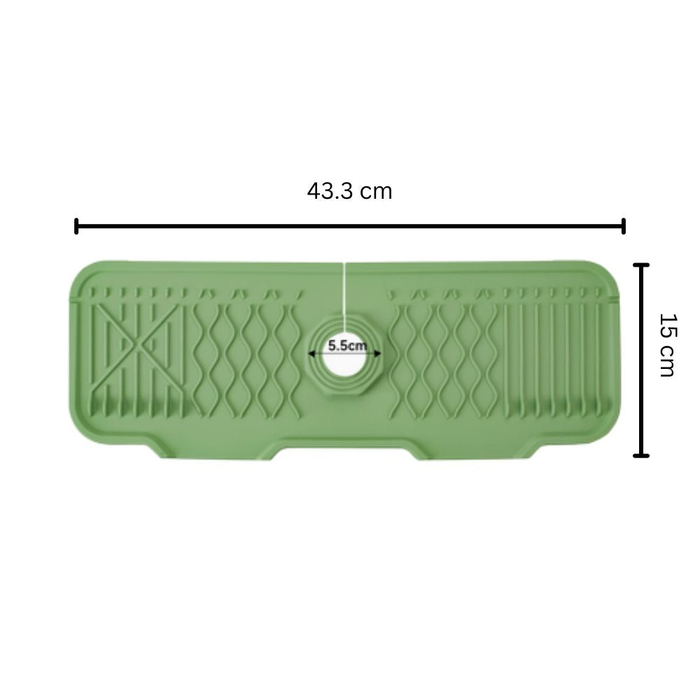 BowLift | Aqua Slope Rubber Faucet Sink Mat