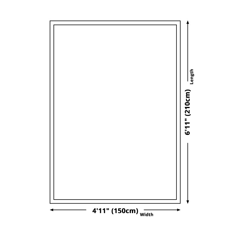 BowLift | Children Strawberry Pattern Rug Yellow and Green Cotton Rug Washable Pet-Friendly Non-Slip Rug for the Children's Room