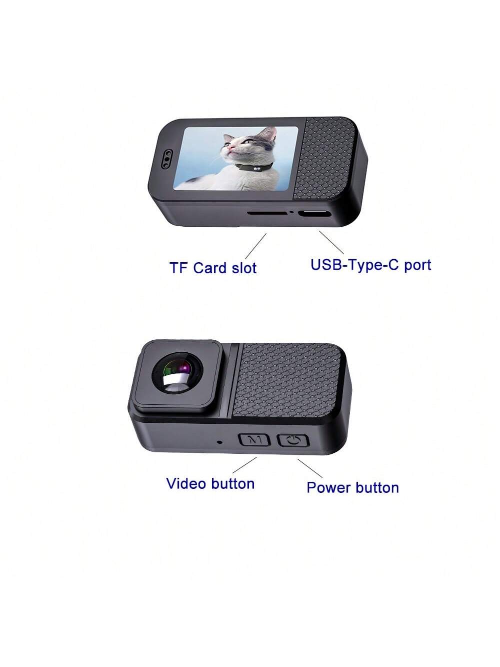 BowLift | Portable 160° Pet Camera for Cats & Dogs with 1080P HD Video – 32GB