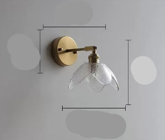 BowLift | Decorative Wall Lamp with Arched Arm and Glass Shade