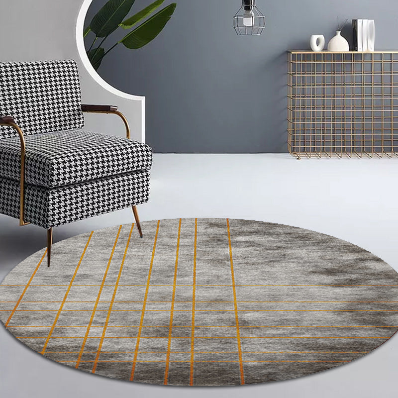 BowLift | Colorful checkered rug Polyester Modern rug Washable Non-slip Pet-friendly area rug for the living room