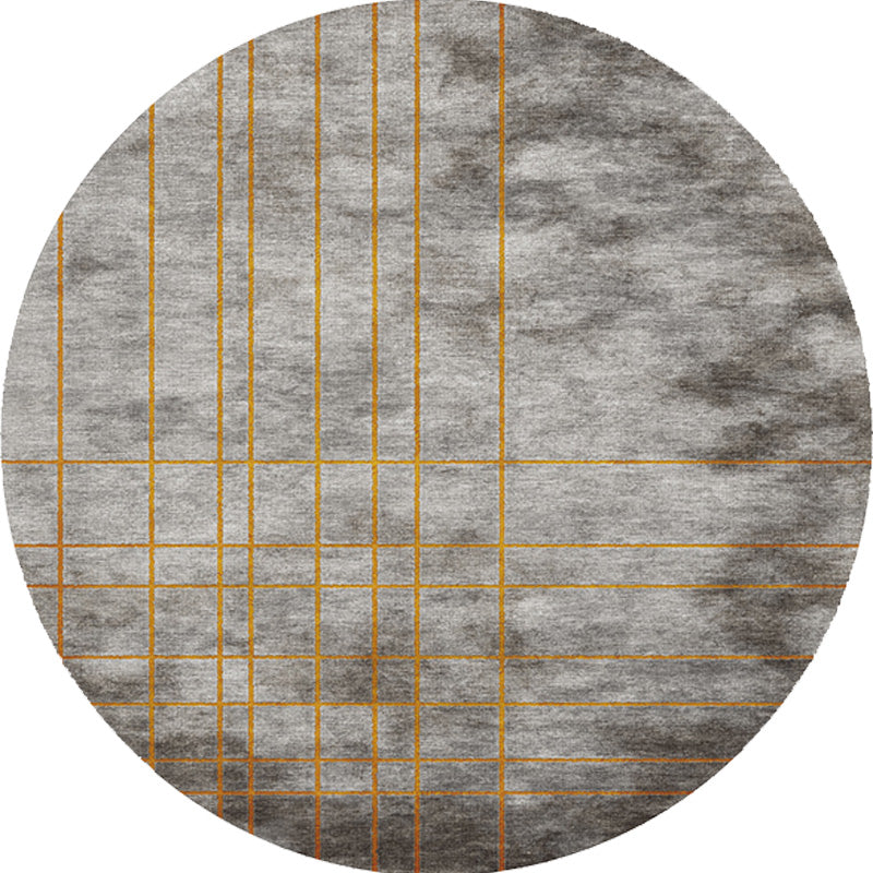BowLift | Colorful checkered rug Polyester Modern rug Washable Non-slip Pet-friendly area rug for the living room